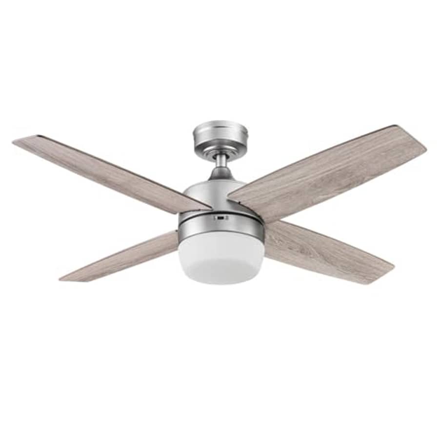Prominence Home Atlas, 44 Inch Modern Indoor LED Ceiling Fan with Light and Remote Control, Dual for $118