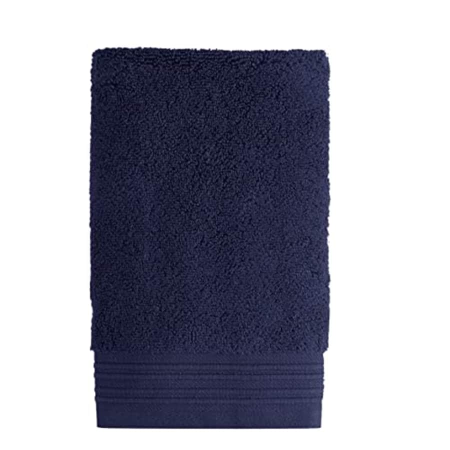 Kate Spade New York Scallop Pleat 610 GSM Terry 1 Piece Bath Towel, 30 x 56 Inches, 100% Cotton for $12