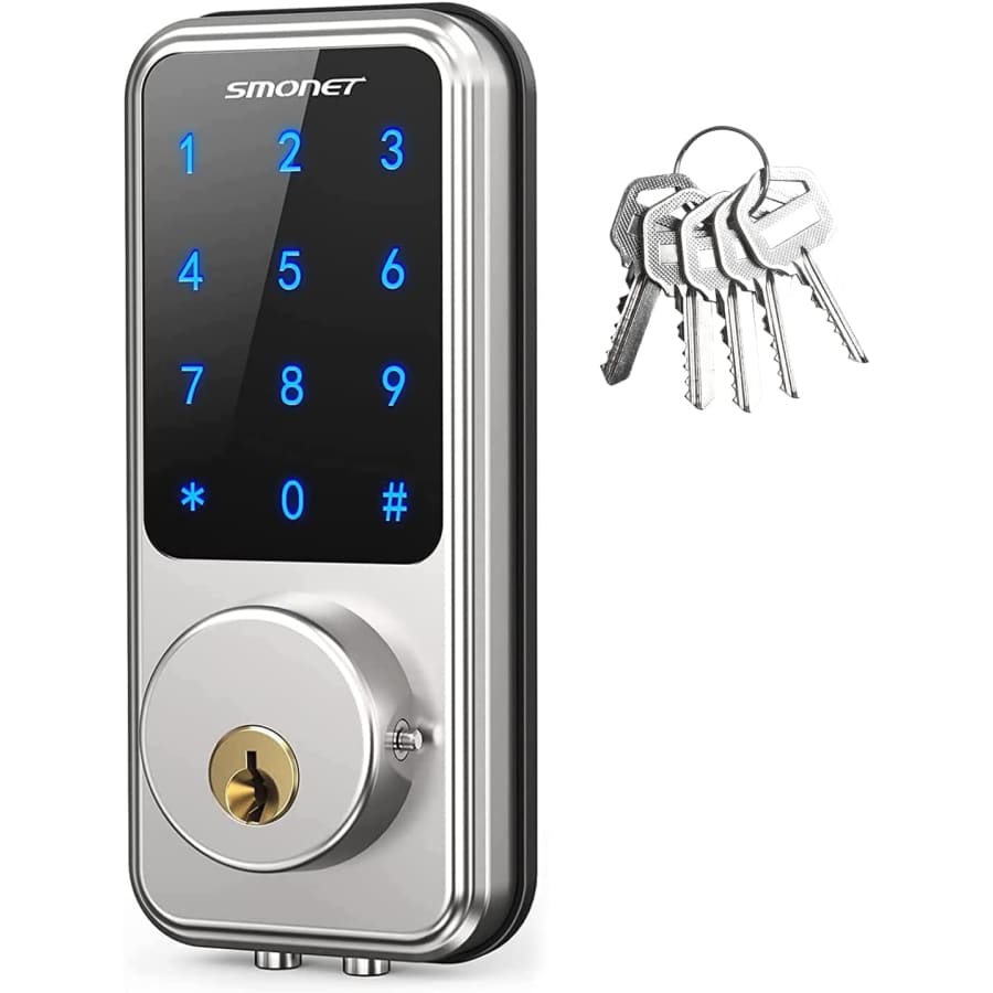 Smonet Remote Voice Control Keyless Bluetooth Deadbolt Smart Lock for $160