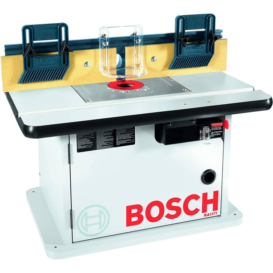 Bosch Laminated Router Table with Cabinet: $197 Bosch Laminated Router Table with Cabinet: $197