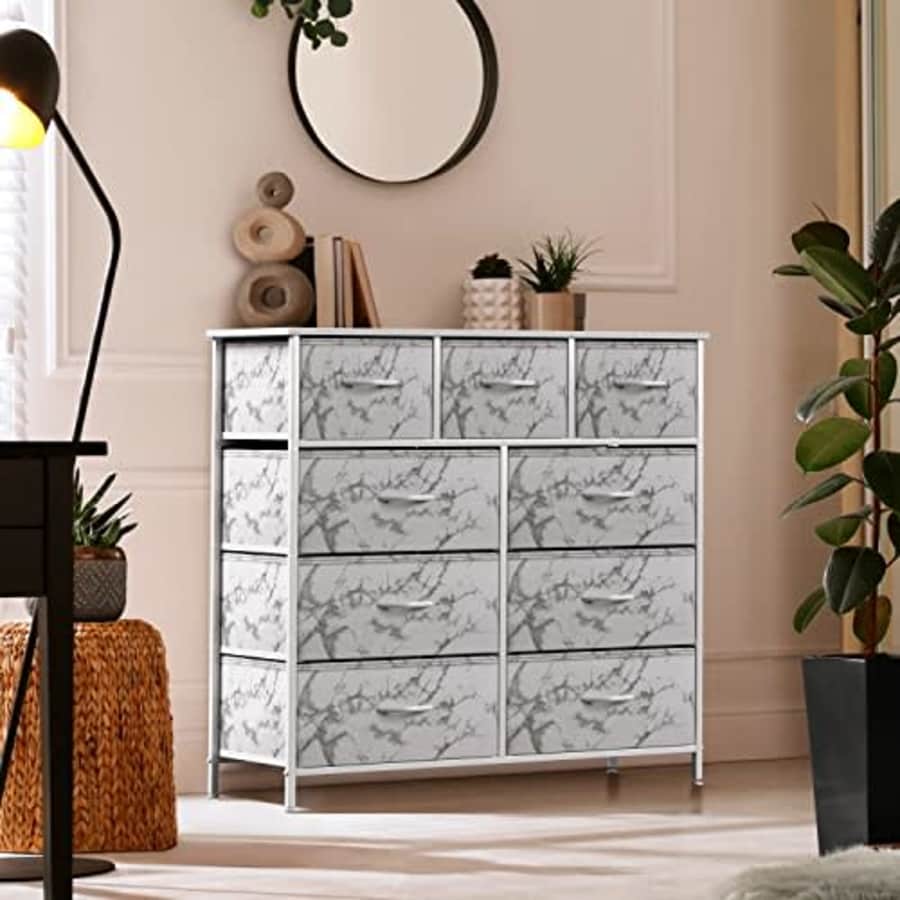 Sorbus Dresser with 9 Drawers - Furniture Storage Chest Tower Unit for Bedroom, Hallway, Closet, for $65 Sorbus Dresser with 9 Drawers - Furniture Storage Chest Tower Unit for Bedroom, Hallway, Closet, for $65