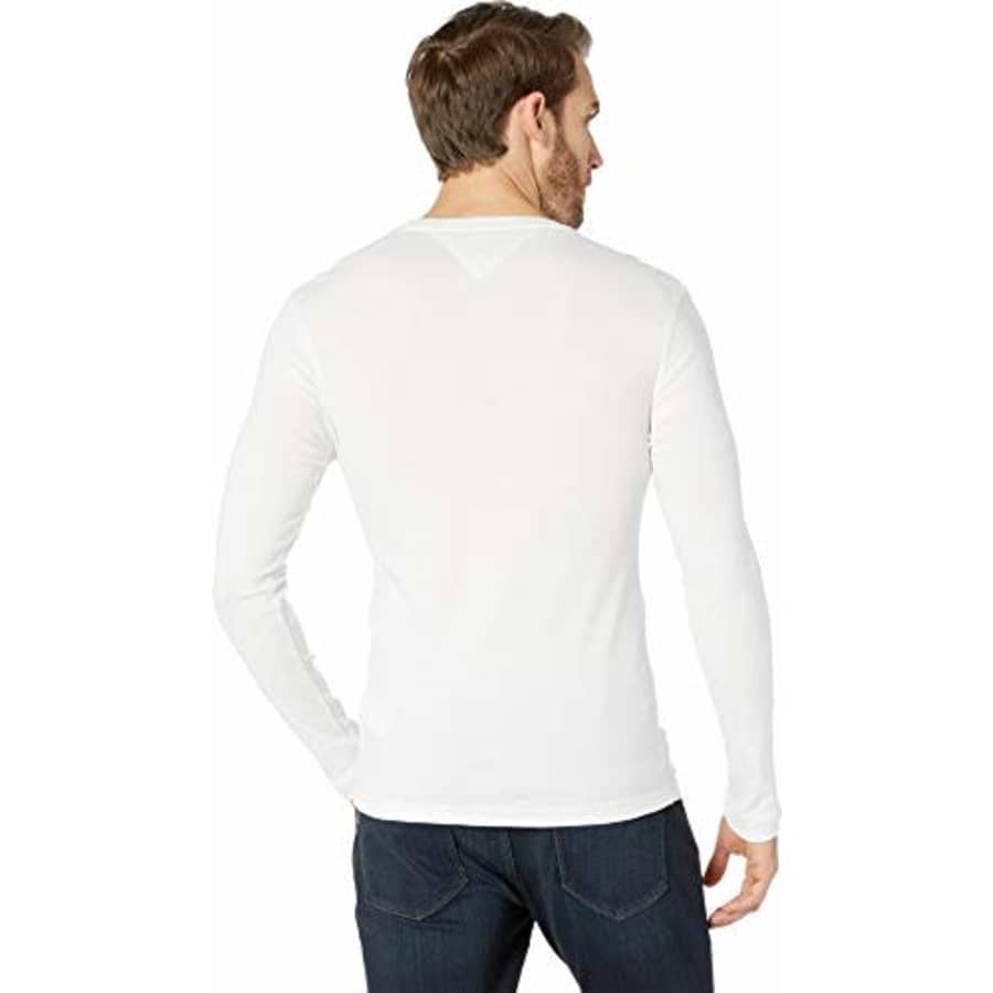Tommy Hilfiger Men's Long Sleeve T-Shirt, Classic White, XX-Large for $40 Tommy Hilfiger Men's Long Sleeve T-Shirt, Classic White, XX-Large for $40