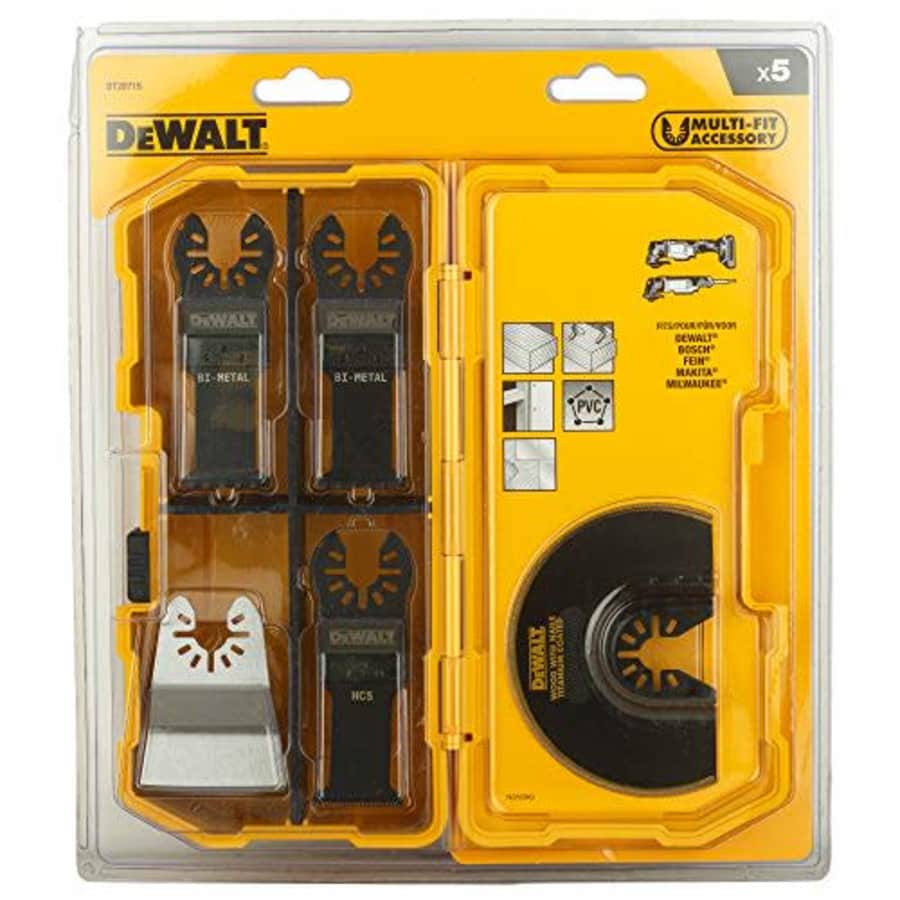 DeWalt DT20705-QZ Oscillating Multi-Tool Accessory Set in Tough Case for $51 DeWalt DT20705-QZ Oscillating Multi-Tool Accessory Set in Tough Case for $51