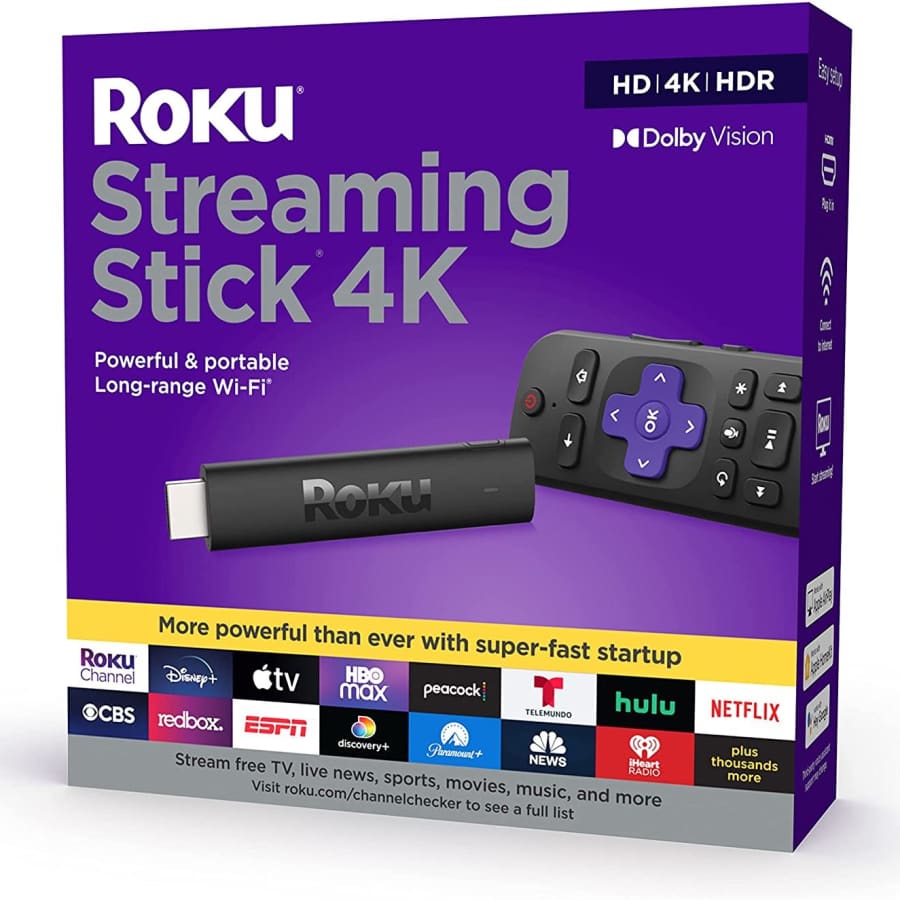 Roku Streaming Stick 4K 2021 for $45 Roku Streaming Stick 4K 2021 for $45