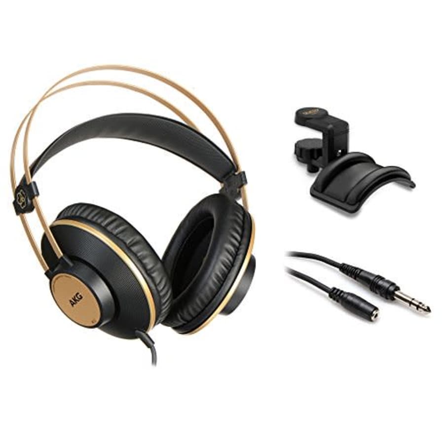AKG K92 Closed-Back Studio Headphones w/Holder and Extension Cable for $75 AKG K92 Closed-Back Studio Headphones w/Holder and Extension Cable for $75