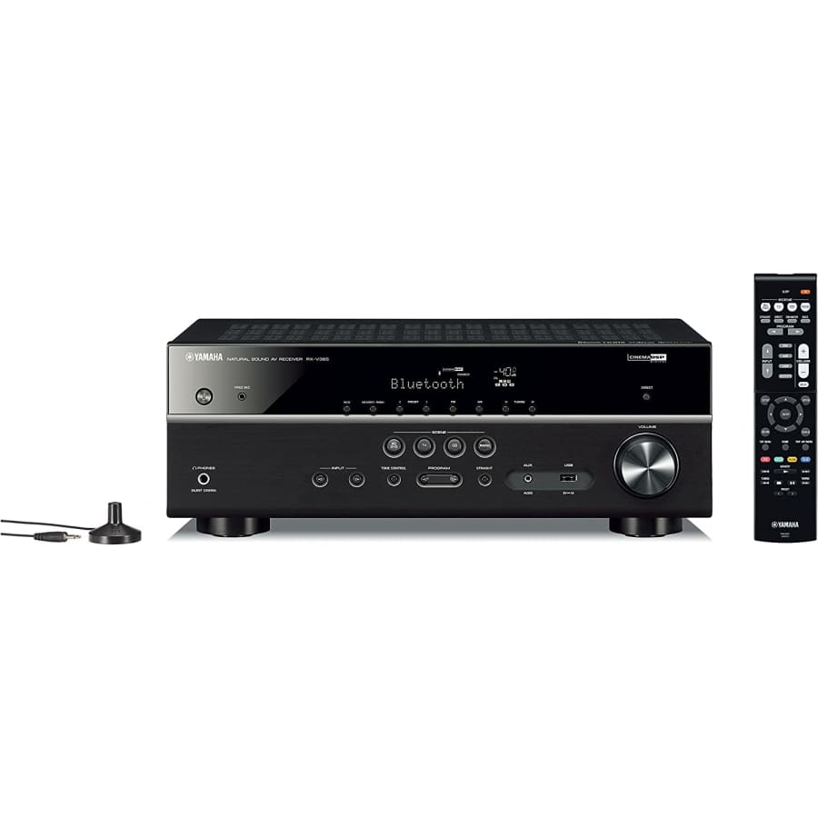 Yamaha RX-V385 5.1-Channel 4K Ultra HD AV Receiver with Bluetooth for $350 Yamaha RX-V385 5.1-Channel 4K Ultra HD AV Receiver with Bluetooth for $350