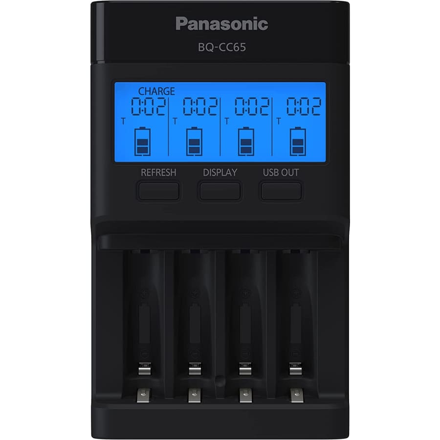 Panasonic Super Advanced eneloop pro and eneloop 4-Position Quick Charger for $40