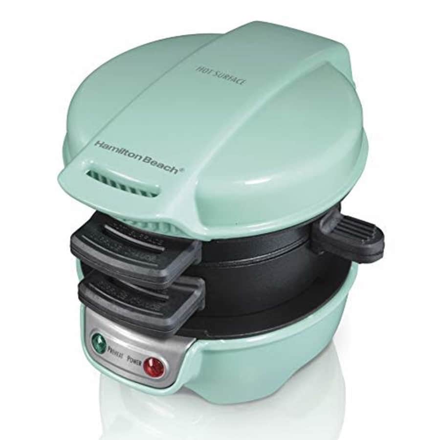 Hamilton Beach Breakfast Sandwich Maker, Breakfast Sandwich Maker, Mint for $30 Hamilton Beach Breakfast Sandwich Maker, Breakfast Sandwich Maker, Mint for $30
