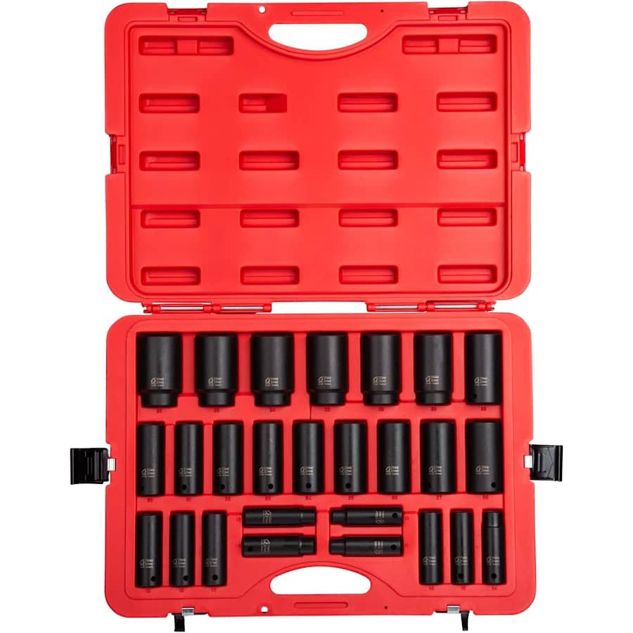 Sunex 26-Piece 1/2" Drive Deep Impact Socket Set for $157 Sunex 26-Piece 1/2" Drive Deep Impact Socket Set for $157