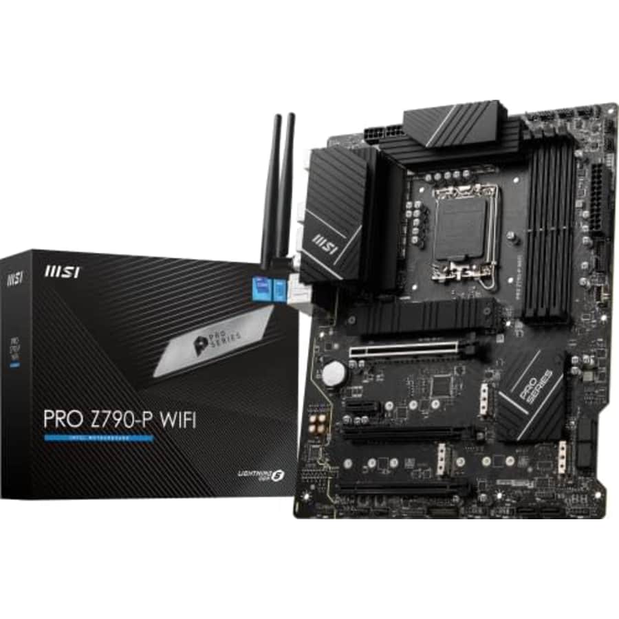 MSI PRO Z790-P WiFi ProSeries Motherboard (Supports 12th/13th Gen Intel Processors, LGA 1700, DDR5, for $132
