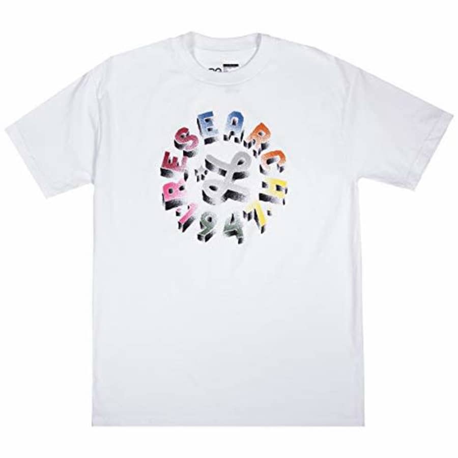 LRG Men's Short Sleeve Crew Neck t-Shirt, White, M for $12