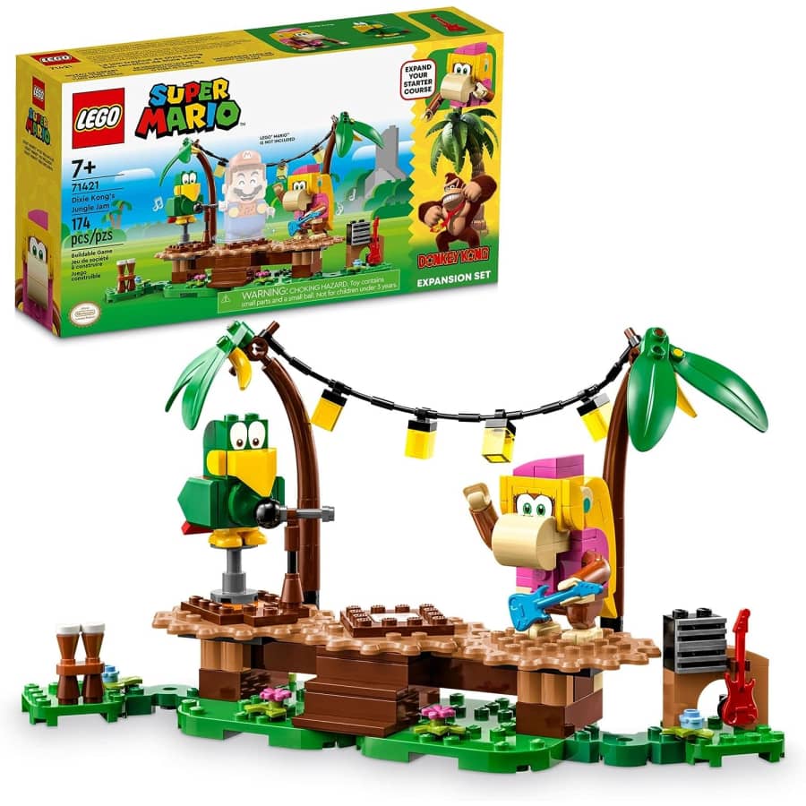 LEGO Super Mario Dixie Kong's Jungle Jam Expansion Set for $19 LEGO Super Mario Dixie Kong's Jungle Jam Expansion Set for $19