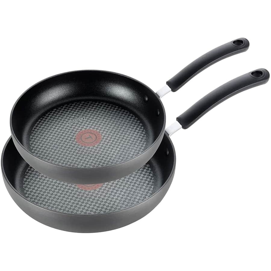 T-Fal Ultimate Hard Anodized Titanium Fry Pan Set for $33