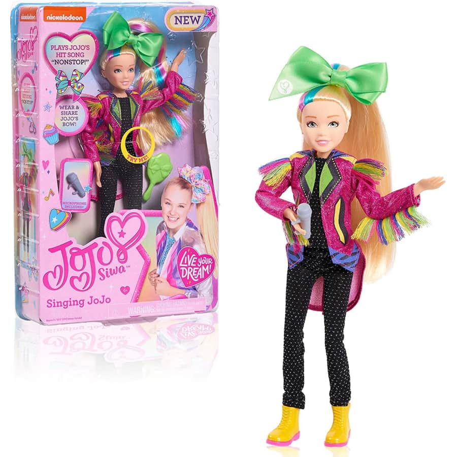 JoJo Siwa 10" Singing Doll for $20