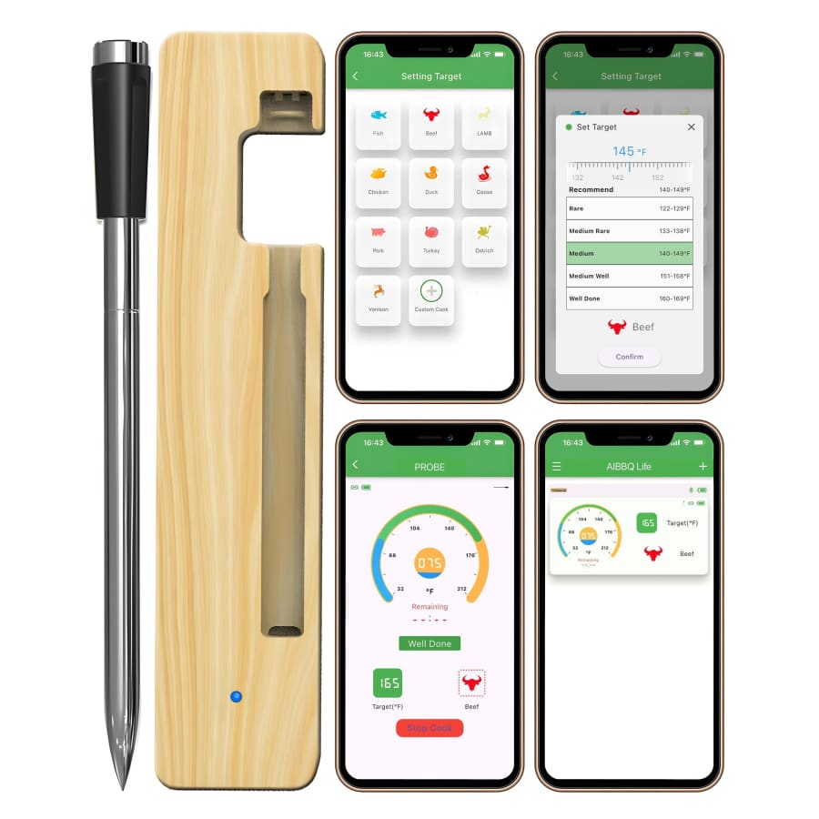 Grill Sync Digital Meat Thermometer for $36