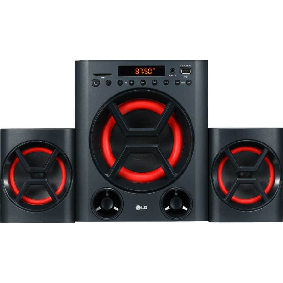 LG XBOOM 40W Speaker System and Subwoofer Combo Set for $50 in cart LG XBOOM 40W Speaker System and Subwoofer Combo Set for $50 in cart