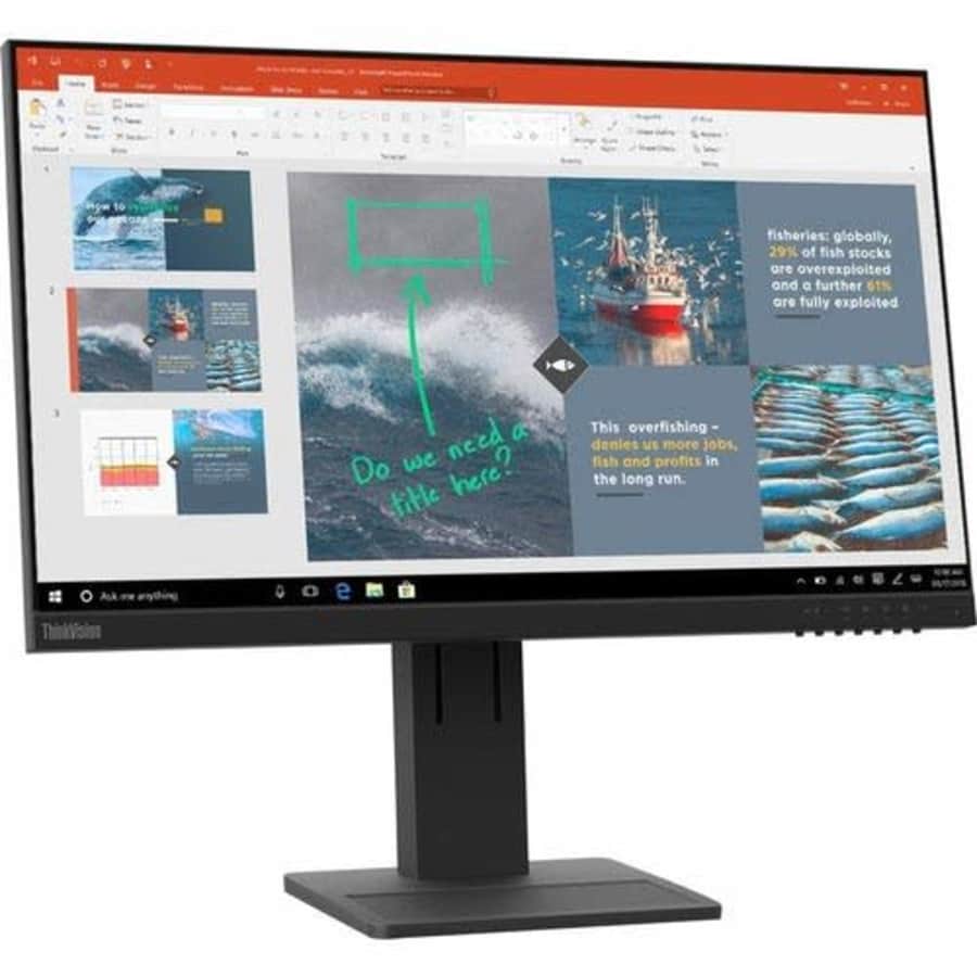 Lenovo ThinkVision E24-20 23.8" Full HD WLED LCD Monitor - 16:9 - Raven Black - 24" Class - for $299 Lenovo ThinkVision E24-20 23.8" Full HD WLED LCD Monitor - 16:9 - Raven Black - 24" Class - for $299