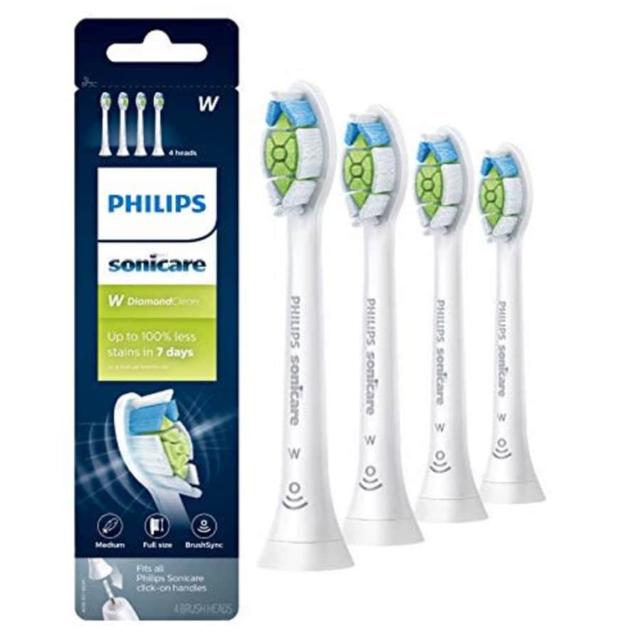 Philips Sonicare HX6064/65 Genuine DiamondClean replacement toothbrush heads, BrushSync technology, for $40 Philips Sonicare HX6064/65 Genuine DiamondClean replacement toothbrush heads, BrushSync technology, for $40