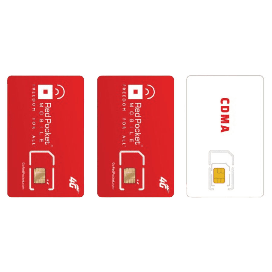Red Pocket Universal SIM Card Kit for $10