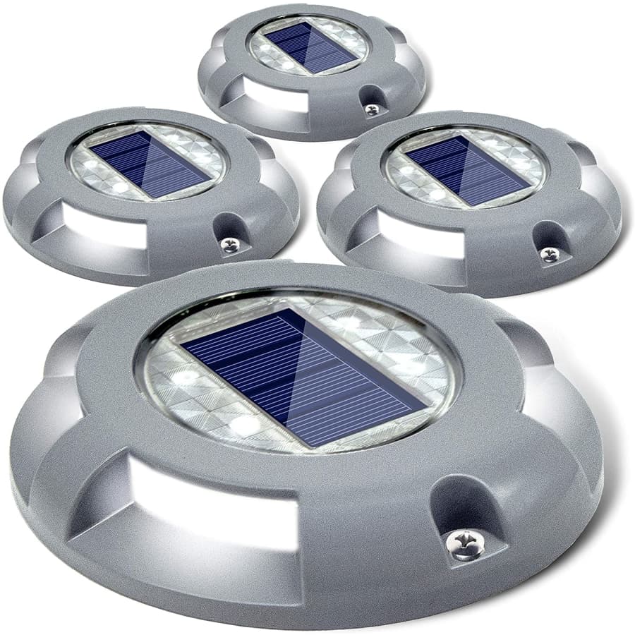 Siedinlar Solar Pathway Lights 4-Pack for $36