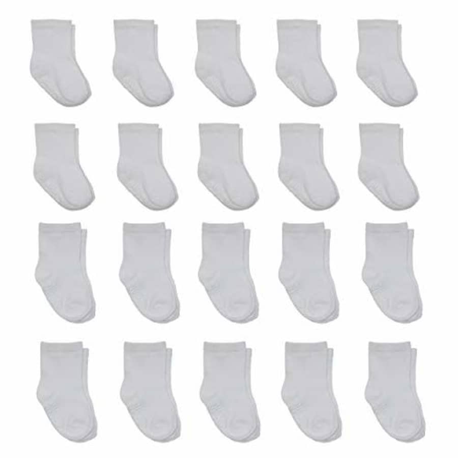 Little Me 20-Pack Newborn Baby Infant & Toddler Unisex Socks, 0-12/12-24 Months, Assorted Size for $15
