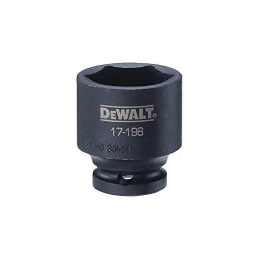 DEWALT Deep Impact Socket, MM, 1/2-Inch Drive, 30mm, 6-Point (DWMT17196B) for $11 DEWALT Deep Impact Socket, MM, 1/2-Inch Drive, 30mm, 6-Point (DWMT17196B) for $11