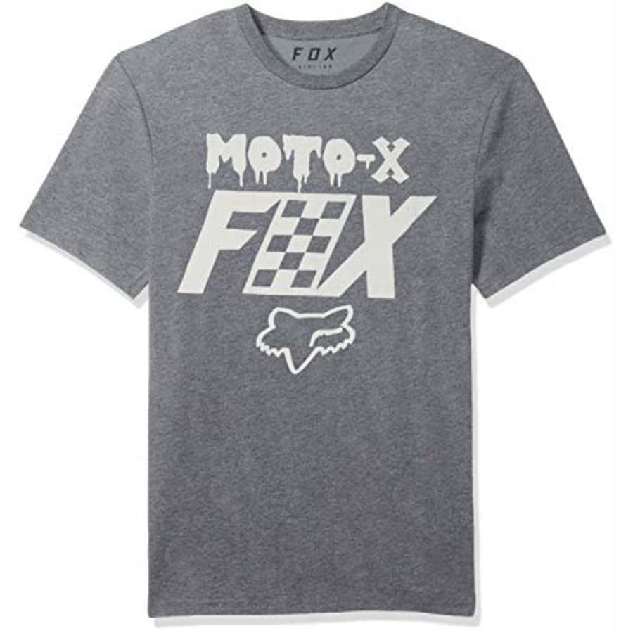 Fox Head Fox Men's Airline TruDri Modern Fit Short Sleeve Tech T-shirt, Heather Dark Grey, XL for $25