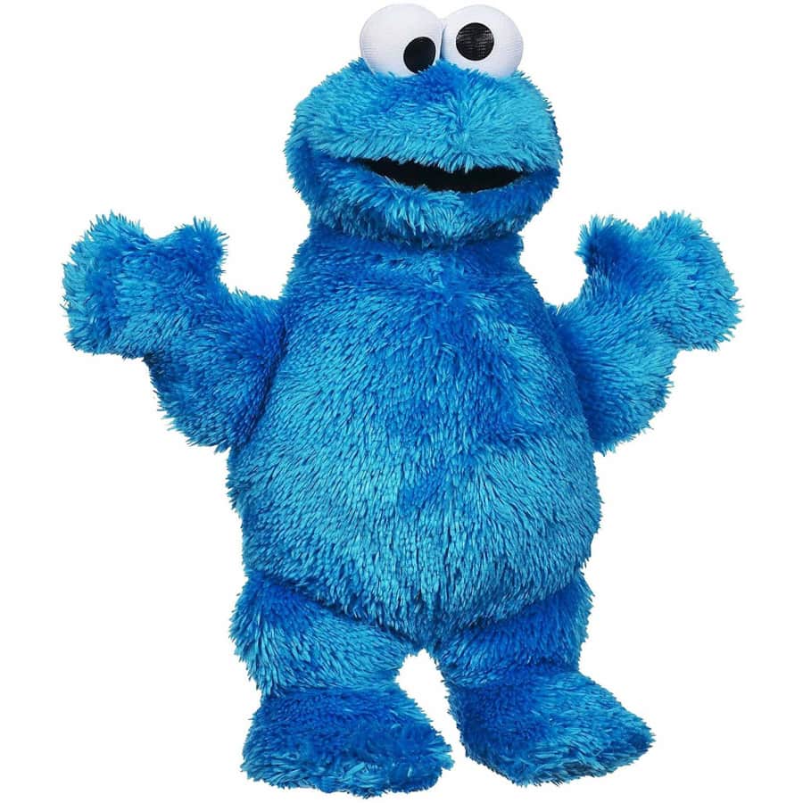 Sesame Street Playskool Let's Cuddle Cookie Monster Plush for $15
