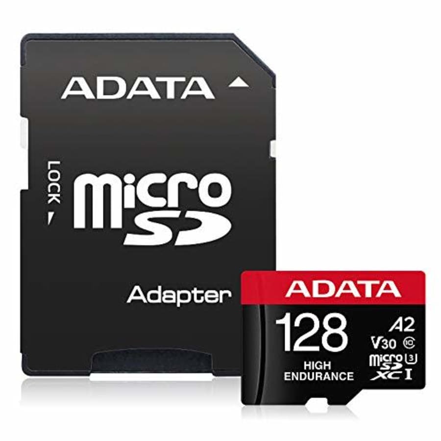Adata HIGH Endurance 128GB MICROSDXC, SPEICHERKARTE Class 10, UHS-I U3, V30, A2 for $22 Adata HIGH Endurance 128GB MICROSDXC, SPEICHERKARTE Class 10, UHS-I U3, V30, A2 for $22
