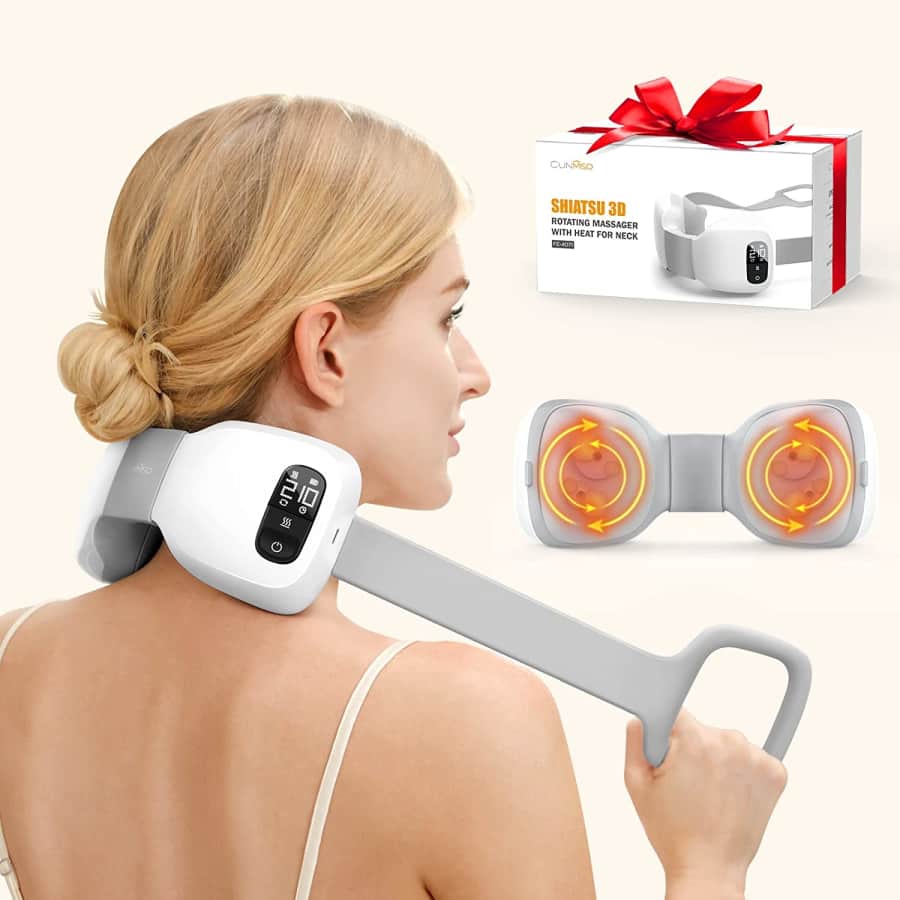Cunmiso Life Shiatsu 3D Neck Massager for $45 Cunmiso Life Shiatsu 3D Neck Massager for $45