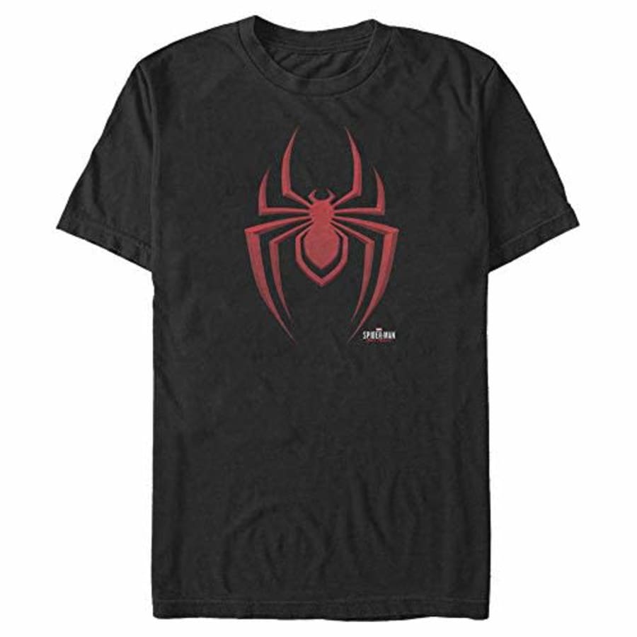 Marvel Men's Miles Morales Icon Logo T-Shirt, Black, XX-Large for $20 Marvel Men's Miles Morales Icon Logo T-Shirt, Black, XX-Large for $20