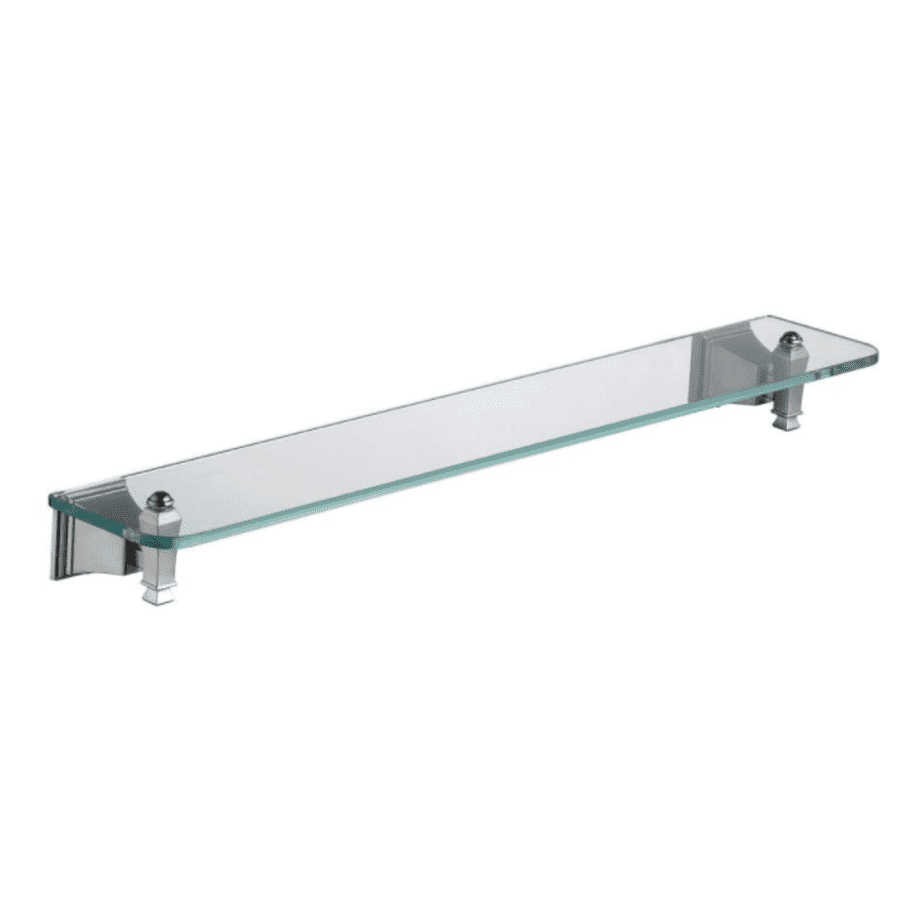 Pegasus Exhibit 24" Glass Bathroom Shelf for $28