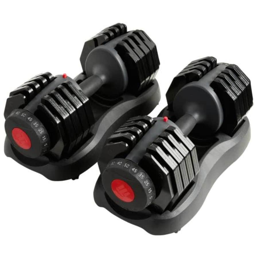Ethos 50-lb. Adjustable Dumbbell Pair for $300 Ethos 50-lb. Adjustable Dumbbell Pair for $300