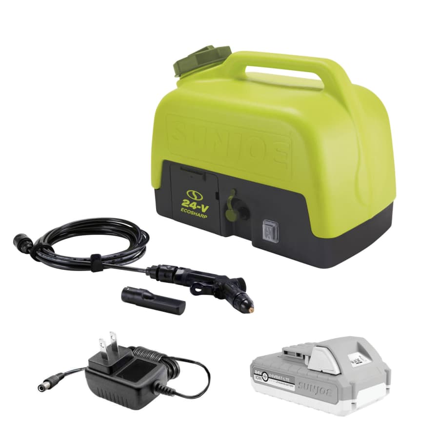 Sun Joe 24V iON+ 5-Gallon Cordless Portable Spray Washer Kit for $139 Sun Joe 24V iON+ 5-Gallon Cordless Portable Spray Washer Kit for $139