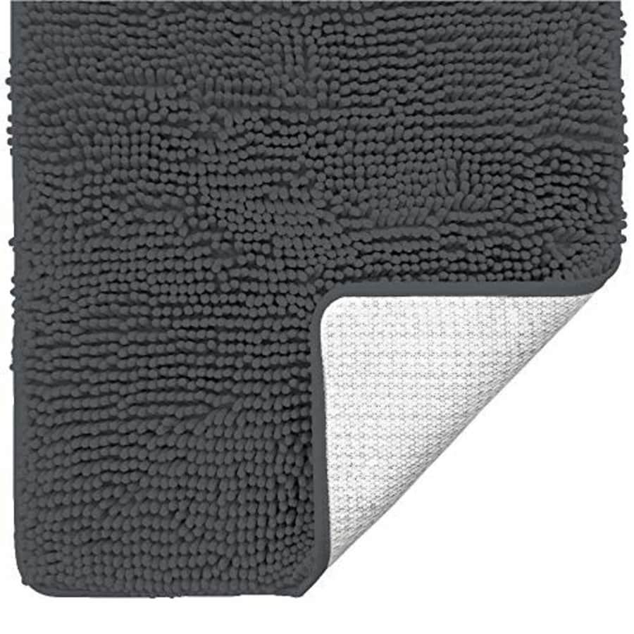 Gorilla Grip Original Luxury Chenille Bathroom Rug Mat, 30x20, Extra Soft and Absorbent Shaggy for $22