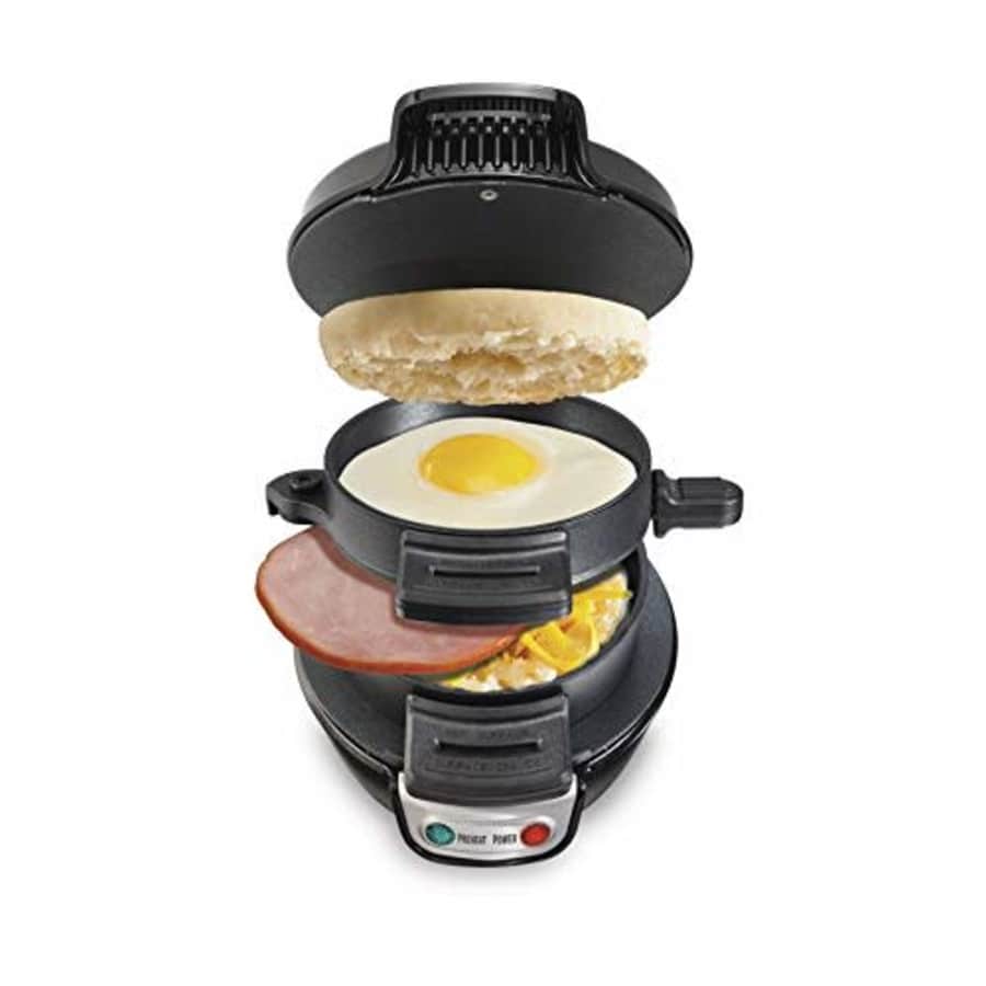 Hamilton Beach Breakfast Sandwich Maker, Black (25477) for $25