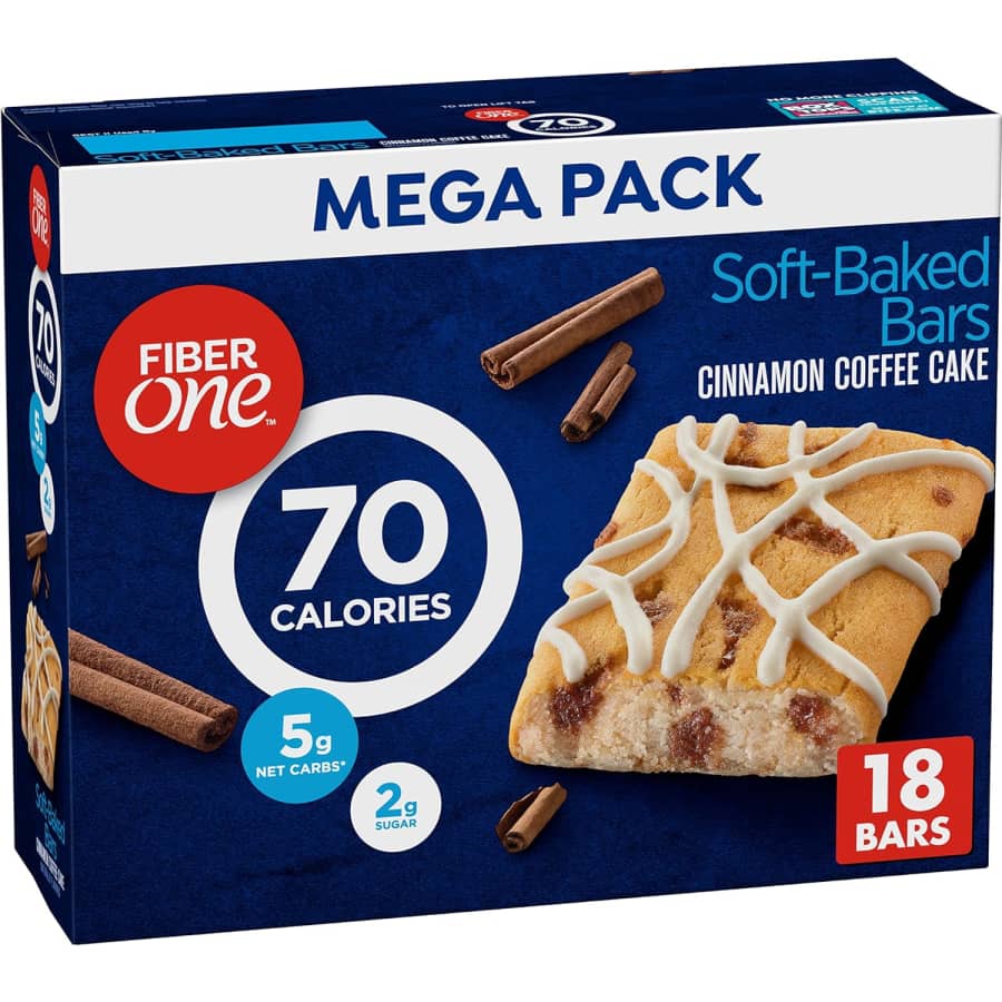 Fiber One Soft Baked Bars 18-Pack for $5.23 via Sub & Save