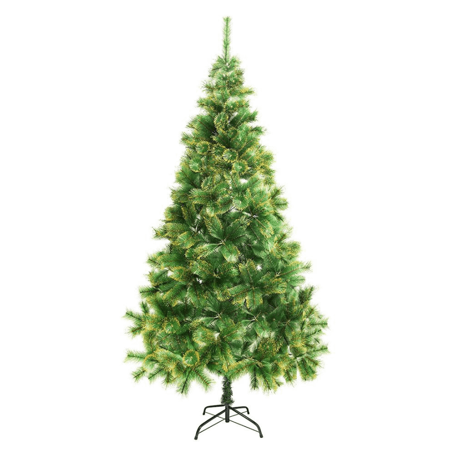 Aleko 8-Foot Unlit Artificial Christmas Tree for $30