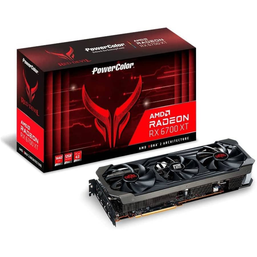 PowerColor Red Devil AMD Radeon RX 6700 XT Gaming Graphics Card for $625