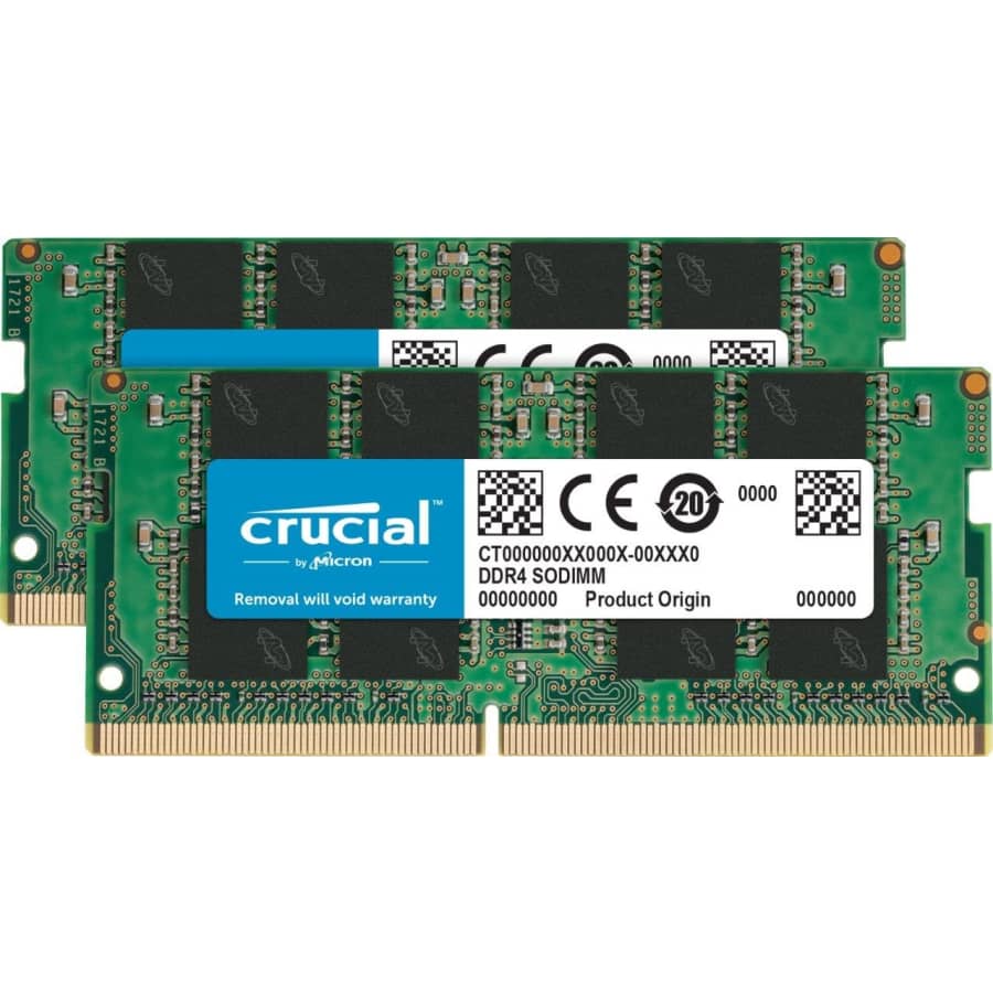 Crucial 64GB Kit (32GBx2) DDR4 Memory for $160