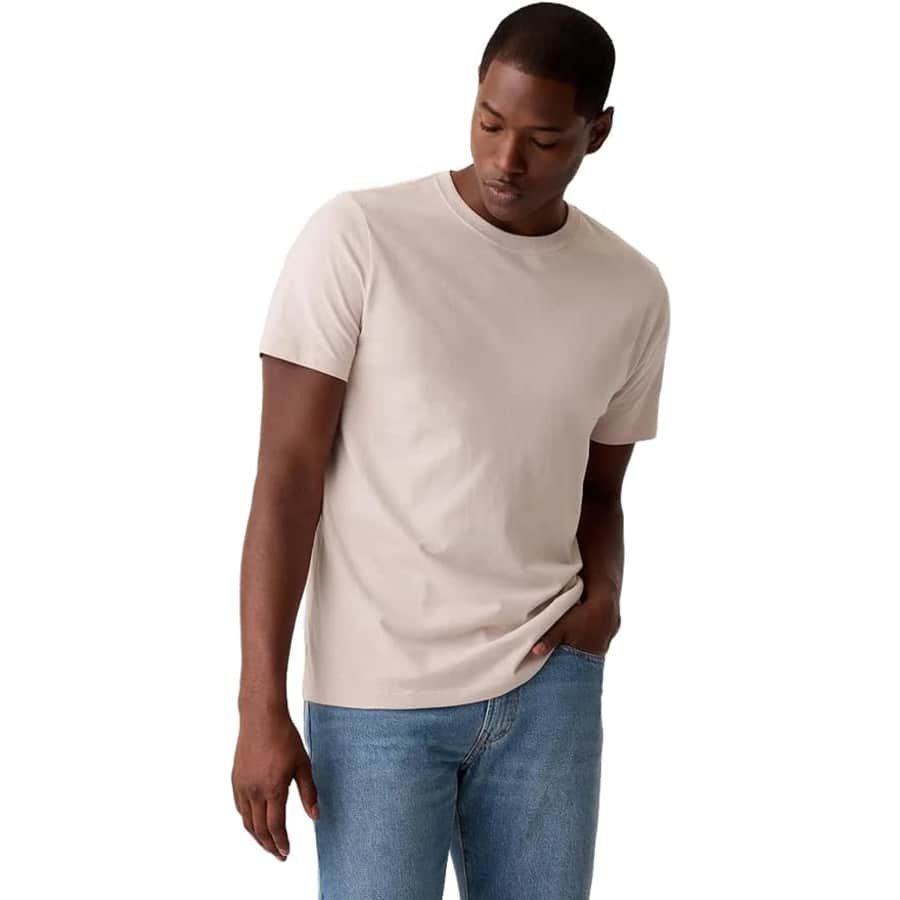 Gap Men's Everyday Soft Crewneck T-Shirt for $8 Gap Men's Everyday Soft Crewneck T-Shirt for $8