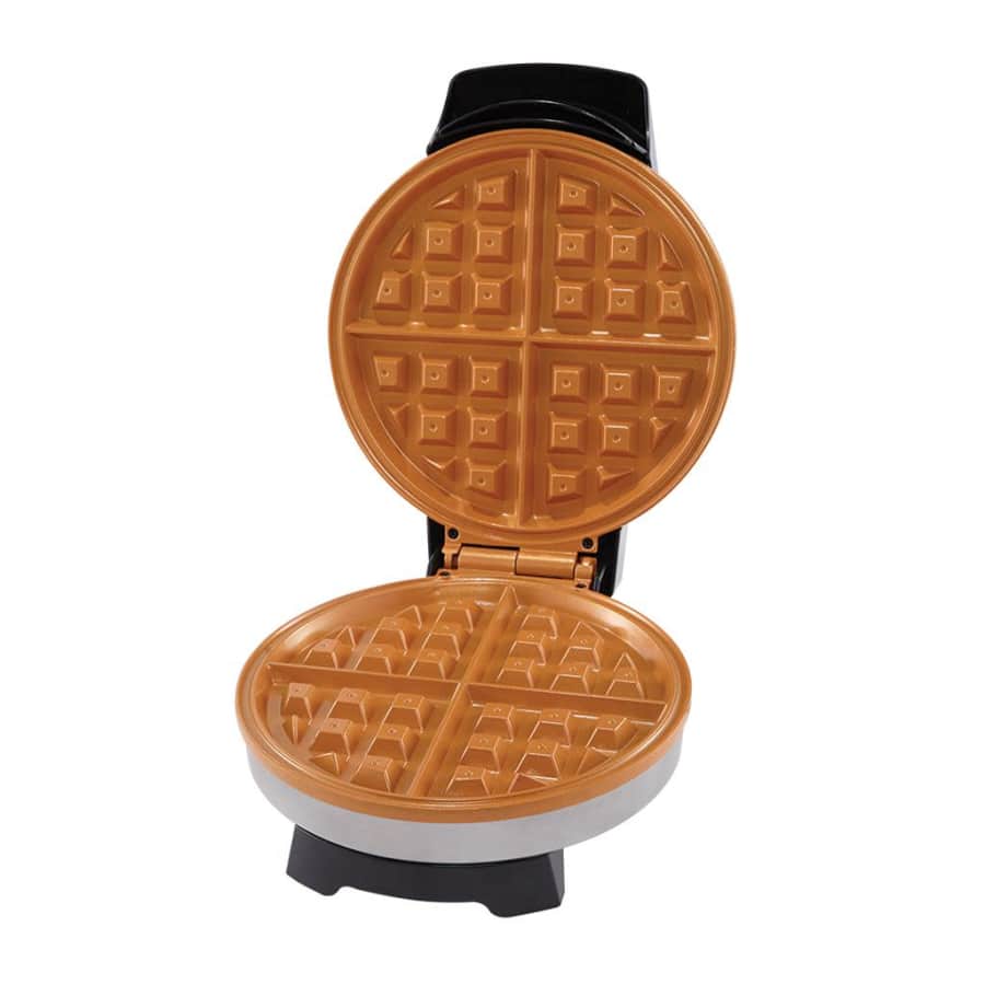 Farberware Copper Non-Stick Round Waffle Maker for $13