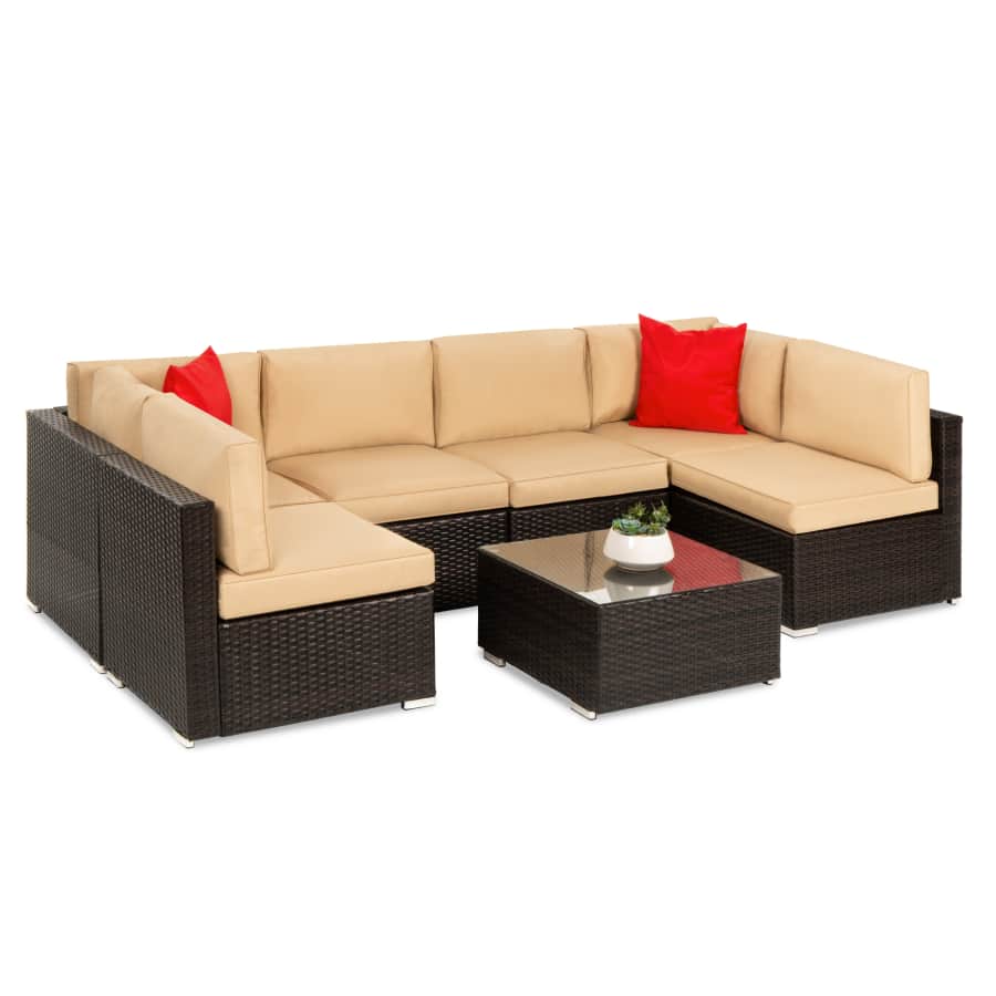 Best Choice Products 7-Piece Modular Patio Furniture Set for $700