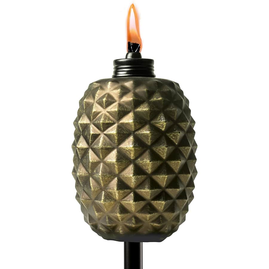 Tiki Glass Pineapple Torch for $14