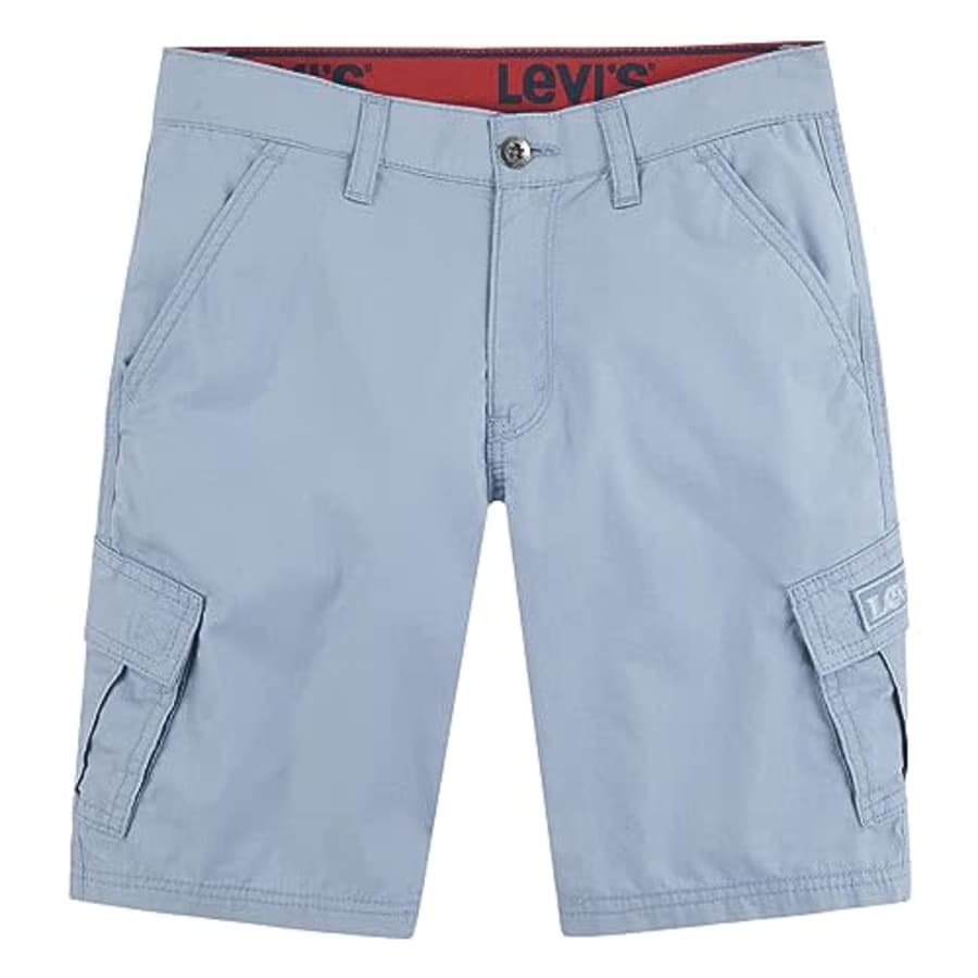 Levi's Boys' Cargo Shorts, Faded Denim for $22 Levi's Boys' Cargo Shorts, Faded Denim for $22