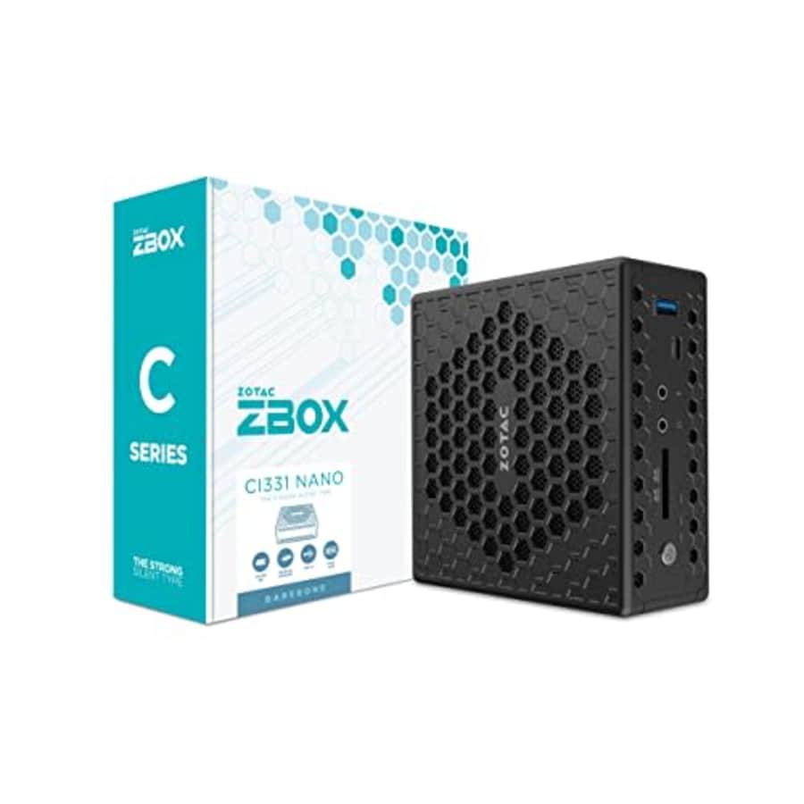 ZOTAC ZBOX CI331 Nano Fanless Silent Mini PC Intel N5100, Intel UHD Graphics, HDMI, VGA, for $659