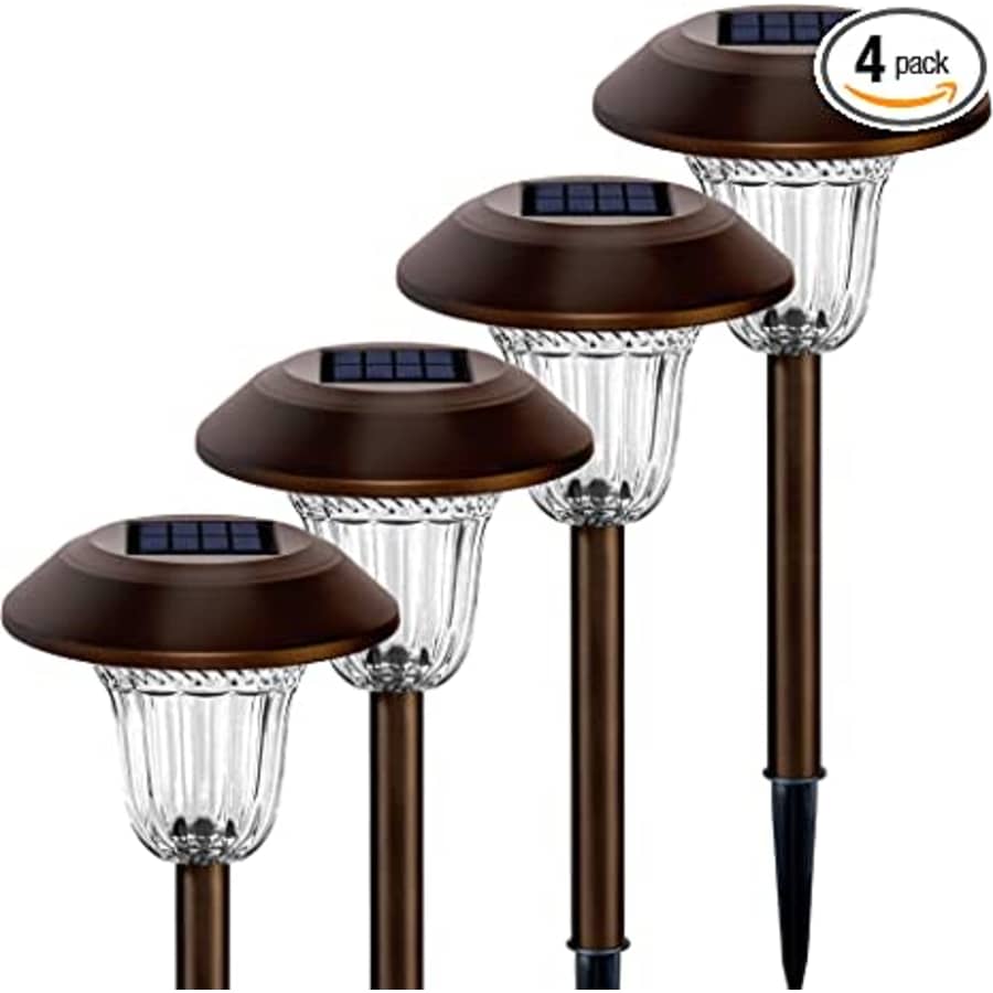 Solpex Solar Path Lights 4-Pack for $36
