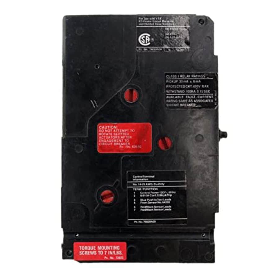 SIEMENS GF01ED60 Breaker ED 30MA GD Fault Relay Basic KIT, Black for $890