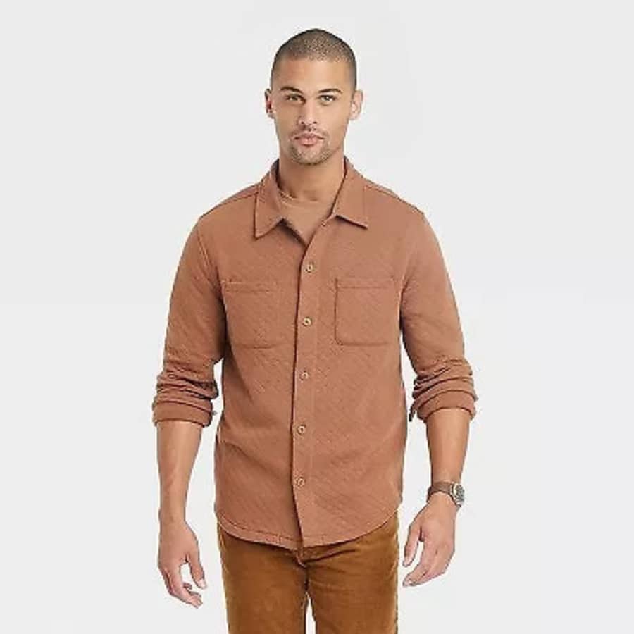 Goodfellow & Co. Men's Knit Shirt Jacket for $5 Goodfellow & Co. Men's Knit Shirt Jacket for $5