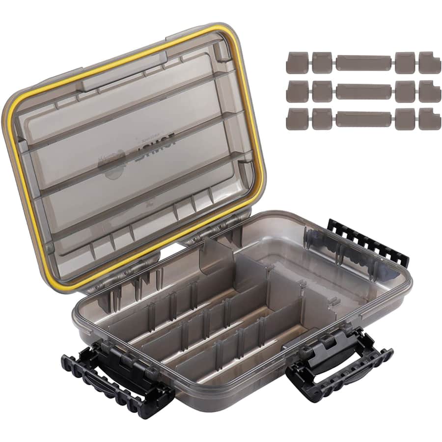 Runcl Waterproof Fishing Tray Tackle Box for $13 Runcl Waterproof Fishing Tray Tackle Box for $13